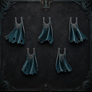 Scylla Cloaks - Set of 5 - 16k Resin - DakkaDakka - Space Navy / Bitz / Tabletop / Wargaming / Grimdark image 1