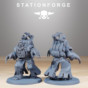 Scavenger Droitex MK3 / Station Forge Miniature in resina 16k / 28 mm 32 mm Wargaming da tavolo / Non dipinte immagine 3