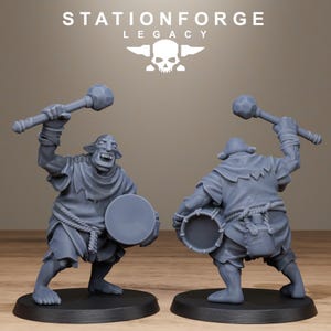 Legacy Chaosvale Hobgoblins | Station Forge 16k Resin Miniatures | 28mm 32mm Tabletop Wargaming | Unpainted image 5