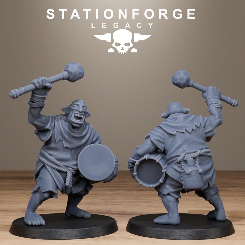 Legacy Chaosvale Hobgoblins | Station Forge 16k Resin Miniatures | 28mm 32mm Tabletop Wargaming | Unpainted image 5