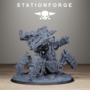 Scavenger Profaner | Station Forge 16k Resin Miniatures | 28mm 32mm Tabletop Wargaming | Unpainted image 8