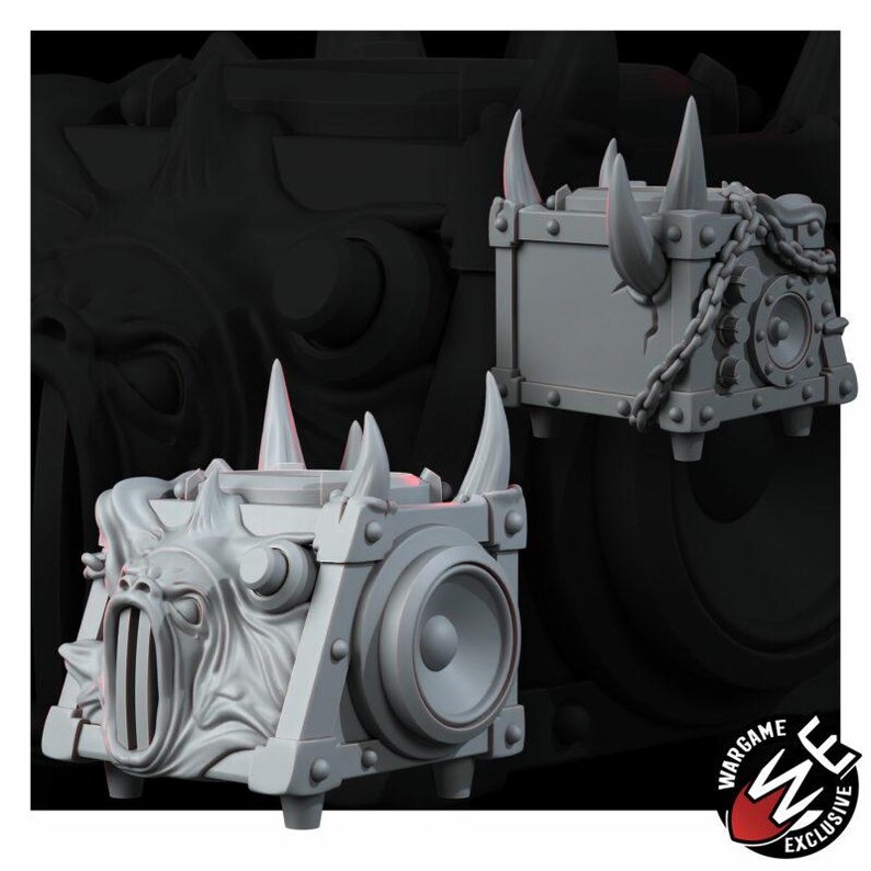 Noise Blasters - Terreno de Dispersión del Caos - Set de 6 - Resina de 16k - Juegos de mesa / Wargaming / Grimdark imagen 8