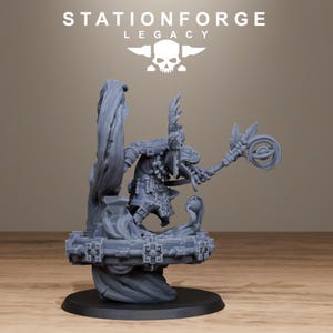 Legacy Bogkin Swamp Shaman | Station Forge 16k Resin Miniatures | 28mm 32mm Tabletop Wargaming | Unpainted image 7