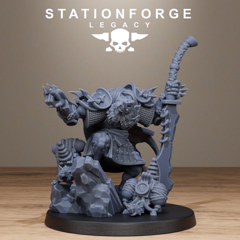 Legacy Rotfang Master / Station Forge Miniature in resina 16k / 28 mm 32 mm Wargaming da tavolo / Non dipinte immagine 7