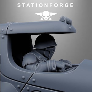 Freeguard Walker | Station Forge 16k Resin-Miniaturen | 28 mm/32 mm Tabletop-Wargaming | Unbemalt Bild 9