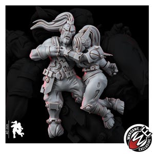 Coalition Casualties Eternal Love | 16k Resin Miniatures | 28mm 32mm Tabletop Wargaming | Unpainted image 5