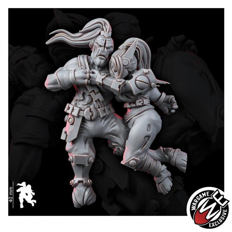 Coalition Casualties Eternal Love | 16k Resin Miniatures | 28mm 32mm Tabletop Wargaming | Unpainted image 5