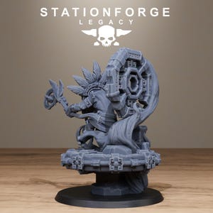Legacy Bogkin Swamp Shaman | Station Forge 16k Resin Miniatures | 28mm 32mm Tabletop Wargaming | Unpainted image 5