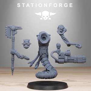 Serpientes Carroñeras / Miniaturas de Resina Station Forge 16k / 28 mm 32 mm Juegos de Guerra de Mesa / Sin Pintar imagen 4
