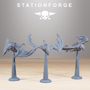 Xenaridendrache | Station Forge 16k Resinminiaturen | 28 mm/32 mm Tabletop-Wargaming | Unbemalt Bild 5