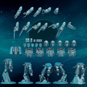 Scylla - Assault Brothers Squad Kit - 16k Resin - DakkaDakka - Knights / Space Warriors / Bitz / Tabletop / Grimdark image 6