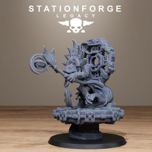 Legacy Bogkin Swamp Shaman | Station Forge 16k Resin Miniatures | 28mm 32mm Tabletop Wargaming | Unpainted image 4