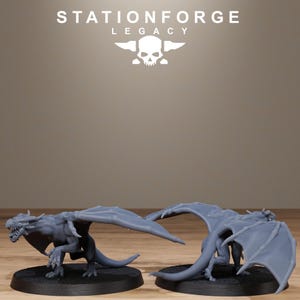 Solaris Dragon Squad | Station Forge 16k Resin Miniatures | 28mm 32mm Tabletop Wargaming | Unpainted image 7