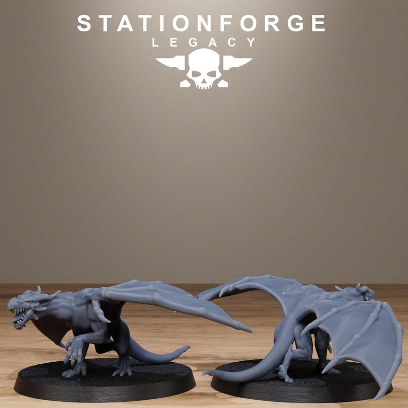 Solaris Dragon Squad | Station Forge 16k Resin Miniatures | 28mm 32mm Tabletop Wargaming | Unpainted image 7