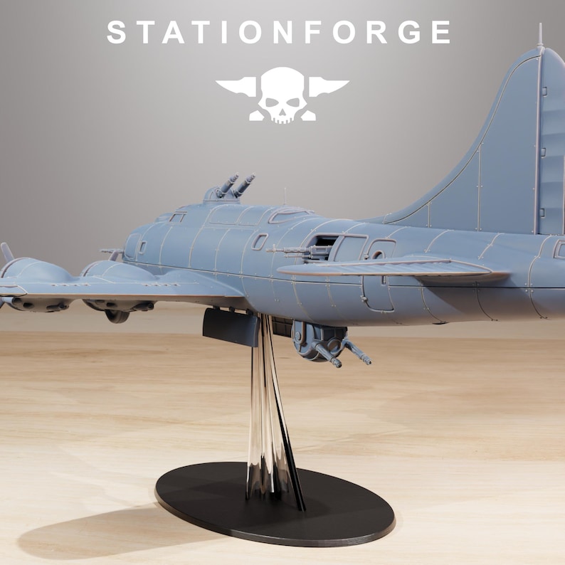 Grimguard Bomber | Station Forge 16k Resin Miniatures | 28mm 32mm Tabletop Wargaming | Unpainted image 5