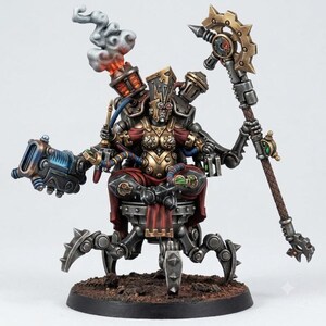 Mechanist Domina Miniatur | 16K Resin Tabletop-Figur (28 mm/32 mm) Bild 2