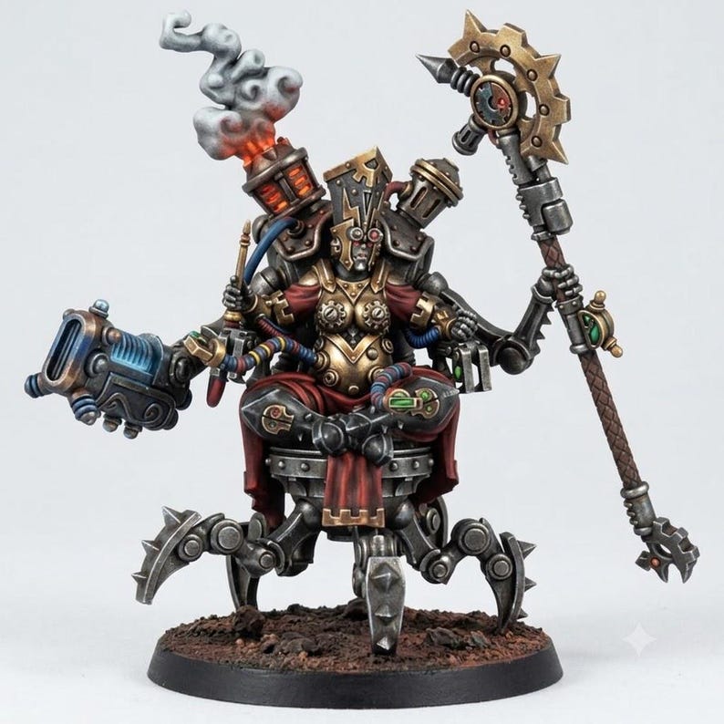 Mechanist Domina Miniatur | 16K Resin Tabletop-Figur (28 mm/32 mm) Bild 2