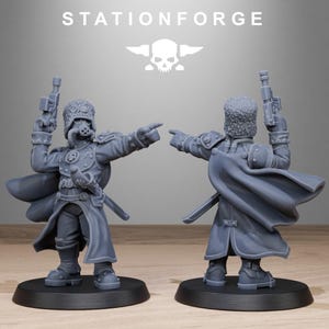 GRIM GUARD ROYALS | Station Forge 16k Resin Miniatures | 28mm 32mm Tabletop Wargaming | Unpainted image 3