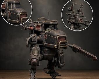 Freeguard Walker | Station Forge 16k Resin Miniatures | 28mm 32mm Tabletop Wargaming | Unpainted
