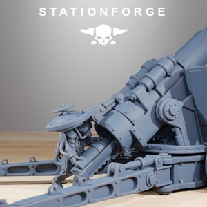 Grimguard Heavy Artillery | Station Forge 16k Resin Miniatures | 28mm 32mm Tabletop Wargaming | Unpainted image 3