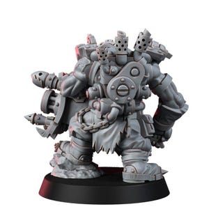 Ork Diel Krakkas / Miniaturas de resina 16k / 28 mm 32 mm Juegos de guerra de mesa / Sin pintar imagen 2