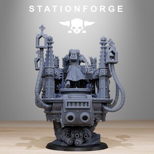 Vodalites Pulpit | Station Forge 16k Resin Miniatures | 28mm 32mm Tabletop Wargaming | Unpainted image 4