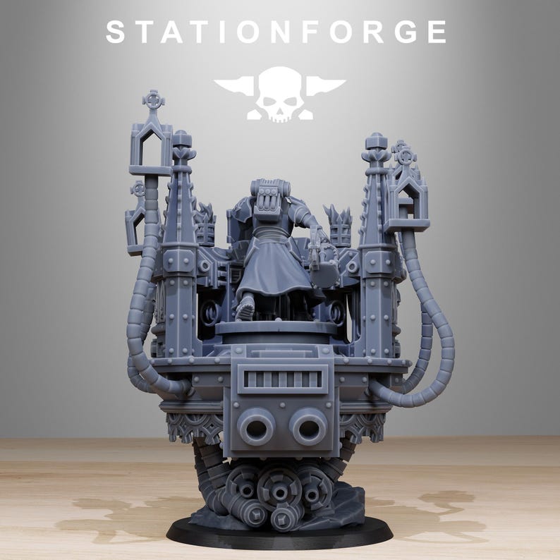 Vodalites Pulpit | Station Forge 16k Resin Miniatures | 28mm 32mm Tabletop Wargaming | Unpainted image 4