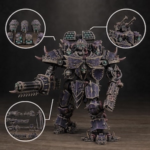 Pythonicus Defender MK2 | Station Forge 16k Resin Miniatures | 28mm 32mm Tabletop Wargaming | Unpainted image 1