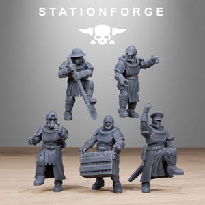 Royalguard Light Artillery | Station Forge 16k Resin Miniatures | 28mm 32mm Tabletop Wargaming | Unpainted image 5