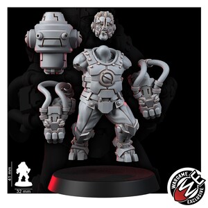 Coalición La Necrocity Black Traders Retenue / Miniaturas de resina 16k / 28 mm 32 mm Juegos de guerra de mesa / Sin pintar imagen 6