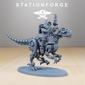 Scavenger Riders | Station Forge 16k Resin Miniatures | 28mm 32mm Tabletop Wargaming | Unpainted image 5