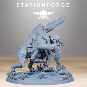 Xenarid Fluxus | Station Forge 16k Resin Miniatures | 28mm 32mm Tabletop Wargaming | Unpainted image 8