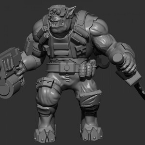 Speshul Forcez Boyz - Orc Squad - 16k Resin - Orcs / Tabletop / Wargaming / Grimdark image 7