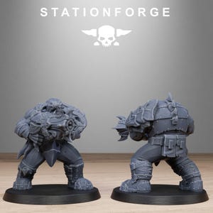 Orks Orkaz Biotech Looters | Station Forge 16k Resin Miniatures | 28mm 32mm Tabletop Wargaming | Unpainted image 5