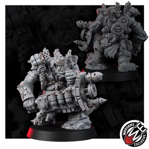 Ork Diel Krakkas / Miniaturas de resina 16k / 28 mm 32 mm Juegos de guerra de mesa / Sin pintar imagen 8