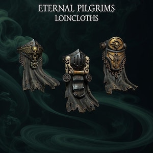 Eternal Pilgrims - Termi pack - Loincloths - 16k Resin - GreyTide Studio - Holy Warriors / Bitz / Tabletop / Wargaming / Grimdark 画像 1