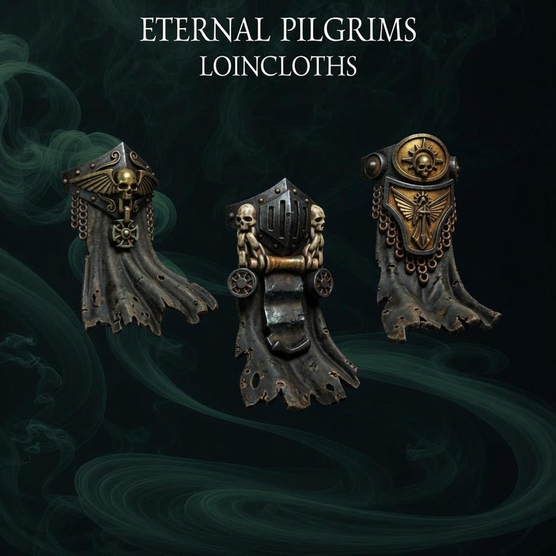 Eternal Pilgrims - Termi pack - Loincloths - 16k Resin - GreyTide Studio - Holy Warriors / Bitz / Tabletop / Wargaming / Grimdark 画像 1