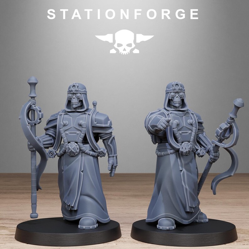 Scavenger Lectern Walker | Station Forge 16k Resin Miniatures | 28mm 32mm Tabletop Wargaming | Unpainted image 3