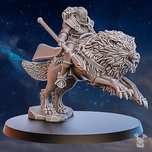 Stormpride Wolf Riders | 16k Resin Miniatures | 28mm 32mm Tabletop Wargaming | Unpainted image 7