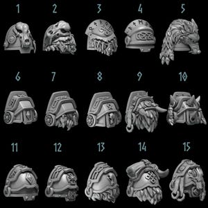 Primal Hounds - Big Shoulders - 16k Resin - GreyTide Studio - Vargar / Rymdkrigare / Bitz / Bordspel / Krigsspel / Grimdark bild 2
