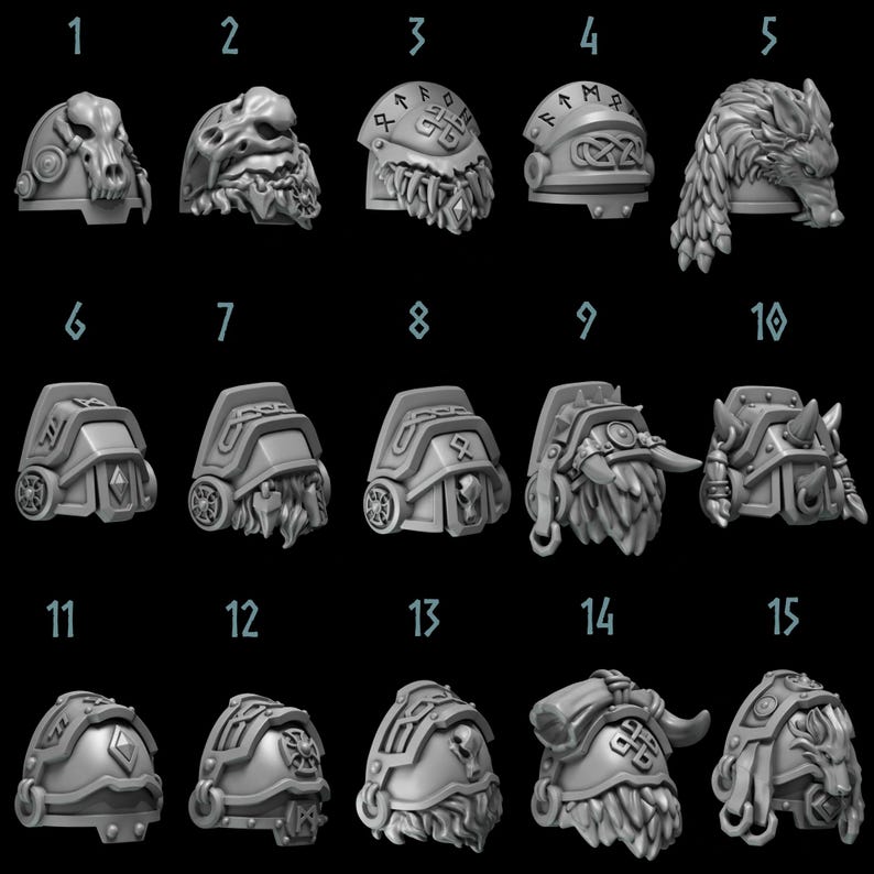Primal Hounds - Big Shoulders - 16k Resin - GreyTide Studio - Vargar / Rymdkrigare / Bitz / Bordspel / Krigsspel / Grimdark bild 2