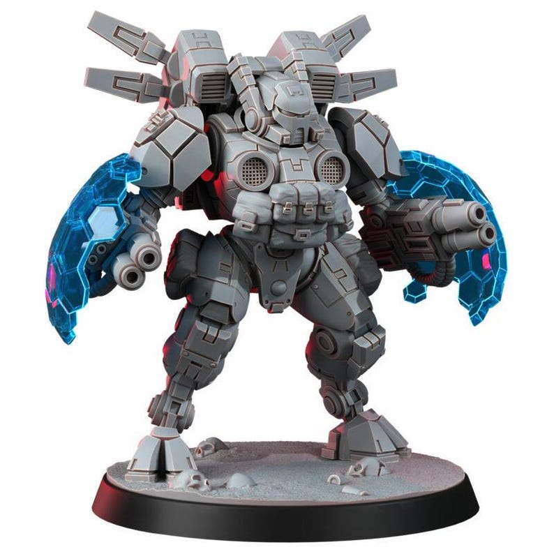Horizon Battlesuit | 16k Resin Miniatures | 28mm 32mm Tabletop Wargaming | Unpainted image 1