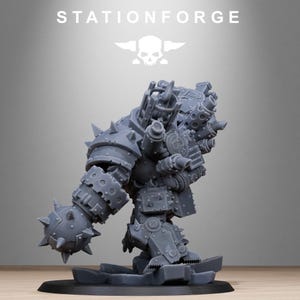 Orks Metjaw Boss | Station Forge 16k Resin Miniatures | 28mm 32mm Tabletop Wargaming | Unpainted image 7