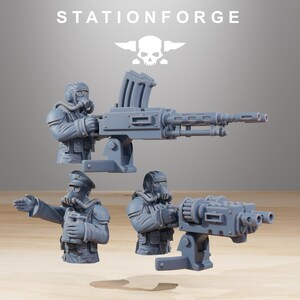 GrimGuard-Unterstützungspanzer | Station Forge 16k Resinminiaturen | 28 mm/32 mm Tabletop-Wargaming | Unbemalt Bild 6
