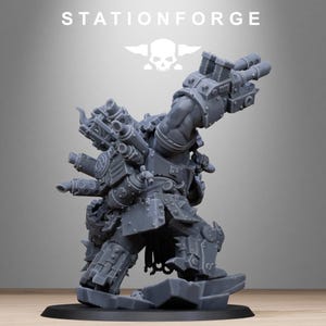 Orks Metjaw Boss | Station Forge 16k Resin Miniatures | 28mm 32mm Tabletop Wargaming | Unpainted image 5