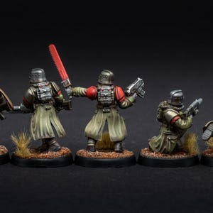 Grimguard Trench Runners / Miniature in resina 16k di Station Forge / 28 mm 32 mm per wargame da tavolo / Non dipinte immagine 6