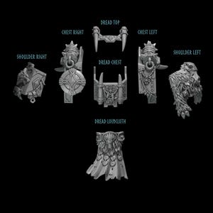 Primal Hounds - Dread - 16k Resin - GreyTide Studio - Wolves / Space Warriors / Bitz / Tabletop / Wargaming / Grimdark imagen 2