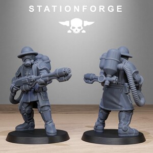 Königliche Garde-Vollstrecker | Station Forge 16k Resin-Miniaturen | 28 mm/32 mm Tabletop-Wargaming | Unbemalt Bild 5