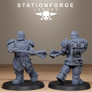 Legacy Solaris Smitebreakers | Station Forge 16k Resin Miniatures | 28mm 32mm Tabletop Wargaming | Unpainted image 13