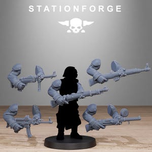Grimguard German Weapons Pack | Station Forge 16k Resin Miniatures | 28mm 32mm Tabletop Wargaming | Unpainted image 10